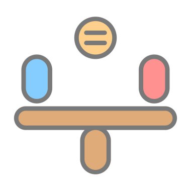 istikrar simgesi, vektör illüstrasyon tasarımı