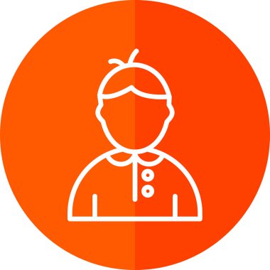 Bir doktor simgesinin vektör çizimi