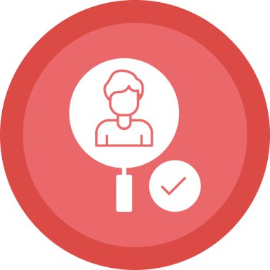 kullanıcı. Web simgesi basit illüstrasyon