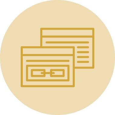 bağlantı vektörü glyph düz simgesi