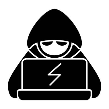 Hacker 'ın vektör çizimi