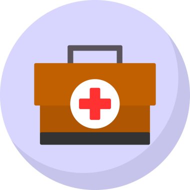 Yardım kiti vektör simgesi