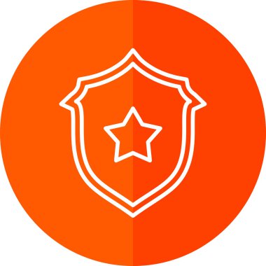 kalkan ikon vektör illüstrasyonu