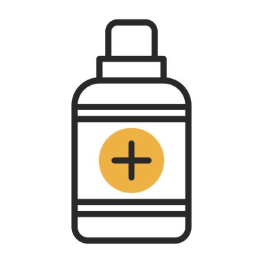 Sprey şişe simgesi, taslak biçimi