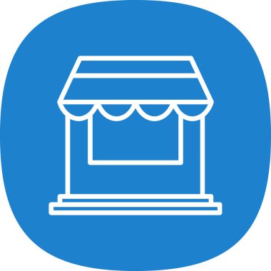 Basit depolama simgesi, vektör illüstrasyon tasarımı