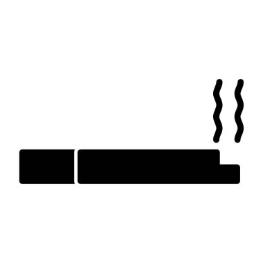 duman vektörü düz simgesi