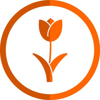  Arkaplanda lale çiçeği çizimi