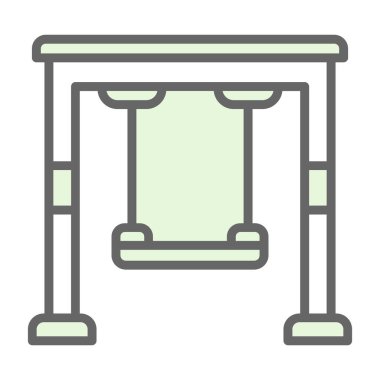 Ahşap çit simgesi, anahat stili