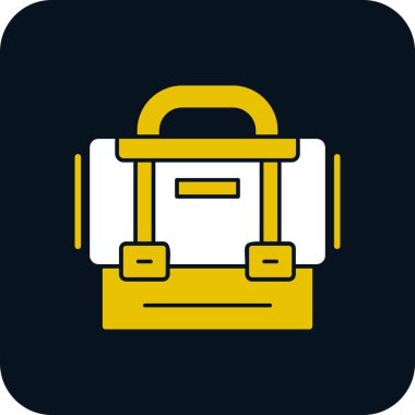  Evrak Çantası'nı web simge vektör çizim 