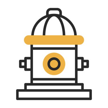 itfaiye musluğu simgesi, vektör illüstrasyonu 