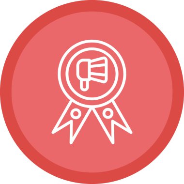 ödül simgesi, illüstrasyon, beyaz arkaplan üzerindeki vektör.