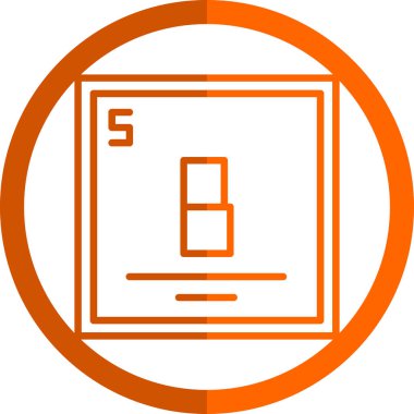 Modern bir simgenin vektör illüstrasyonu