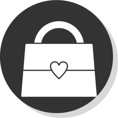 çanta simgesi vektör illüstrasyonu