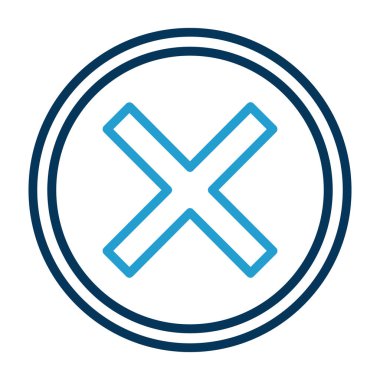 Haç. Web simgesi basit illüstrasyon