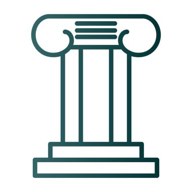 Sütun. Web simgesi basit illüstrasyon