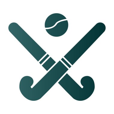 Modern Hokey simgesinin vektör çizimi                          