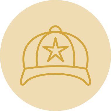 hat simgesi, vektör illüstrasyonu basit tasarım