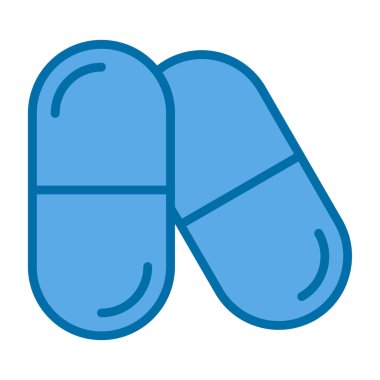 hap simgesi, vektör illüstrasyonu basit tasarım