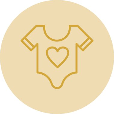 Bir bebek simgesinin vektör illüstrasyonu