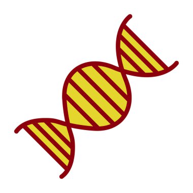 dna. Web simgesi basit illüstrasyon 