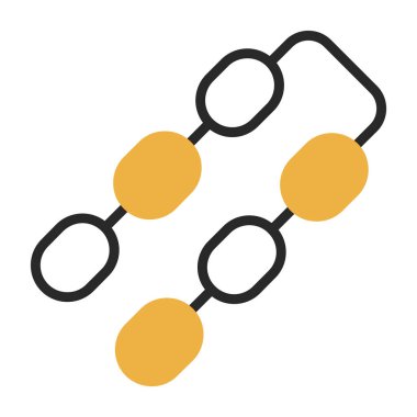 Zincir simgesi, vektör illüstrasyonu