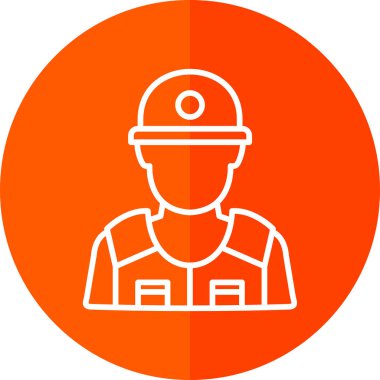 vectorillustratie van een werknemer