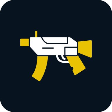 silah simgesi vektör illüstrasyonu