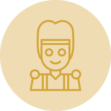 Bir adamın vektör illüstrasyonu