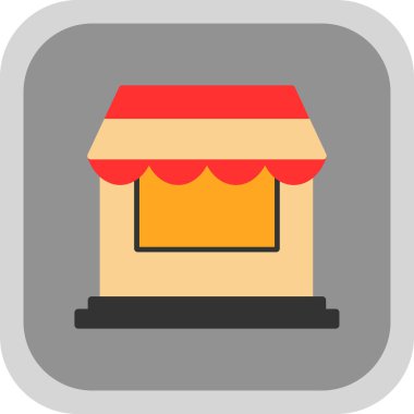 Basit depolama simgesi, vektör illüstrasyon tasarımı