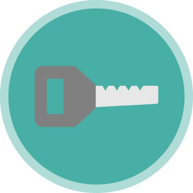 anahtar simgesi, vektör illüstrasyonu basit tasarım