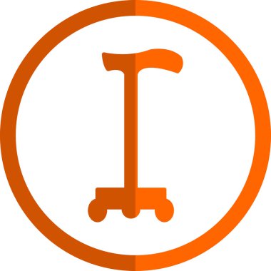 Bir bisiklet simgesinin vektör illüstrasyonu