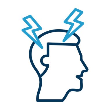 ok ikonu vektör çizim dizaynlı beyin