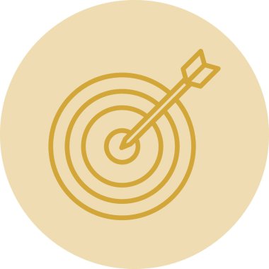 Hedef. Web simgesi basit illüstrasyon