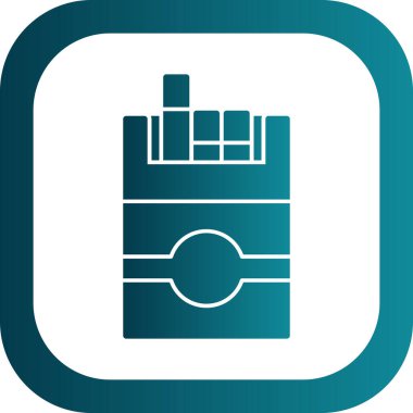 sigara ikonu vektör illüstrasyonu 