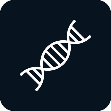 dna. Web simgesi basit illüstrasyon 