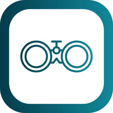 Dürbün simgesi, logo illüstrasyonu