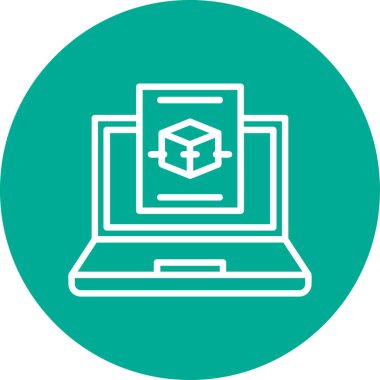 Eşsiz Bilgisayar Vektörü Kabartma Simgesi