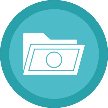 klasör web simgesi, vektör çizim