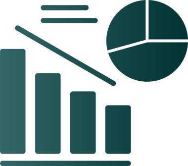 grafik ikonu vektör illüstrasyonu
