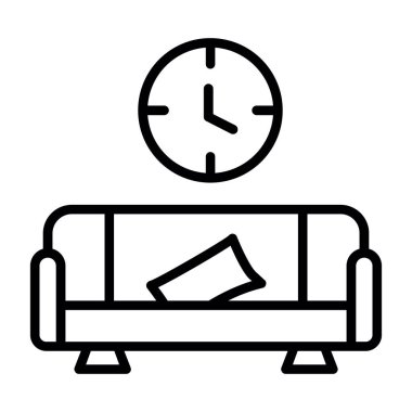 kanepe ve masa simgesi