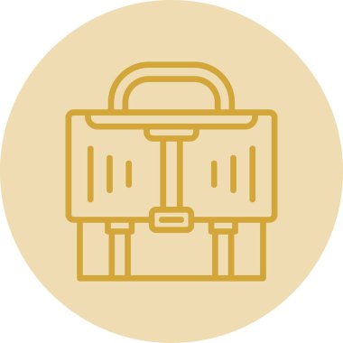  Evrak Çantası'nı web simge vektör çizim 