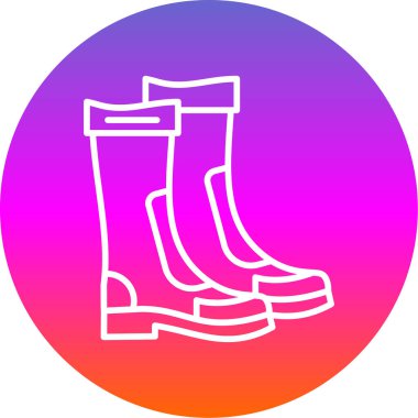 Welly bot simgesi, vektör illüstrasyon tasarımı