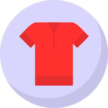 Tişört simgesi tasarımı. Tişört, ikon, pamuk, erkek gömleği, günlük kıyafet, kıyafet vektörü illüstrasyonu