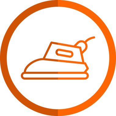 Ütü. Web simgesi basit illüstrasyon 