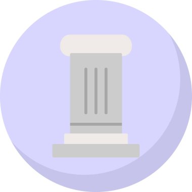 Sütun. Web simgesi basit illüstrasyon