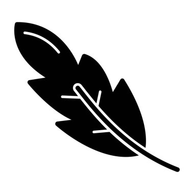 Yaprak. Web simgesi basit illüstrasyon 