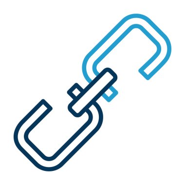 bağlantı vektörü glyph düz simgesi