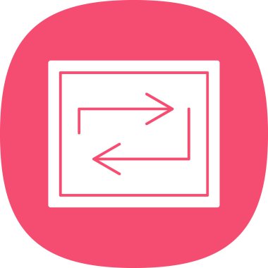 Web simgesi, vektör illüstrasyonunu tekrarla