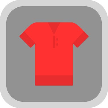 Tişört simgesi tasarımı. Tişört, ikon, pamuk, erkek gömleği, günlük kıyafet, kıyafet vektörü illüstrasyonu