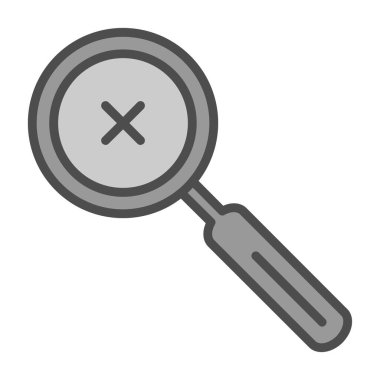 çapraz simgeli büyüteç